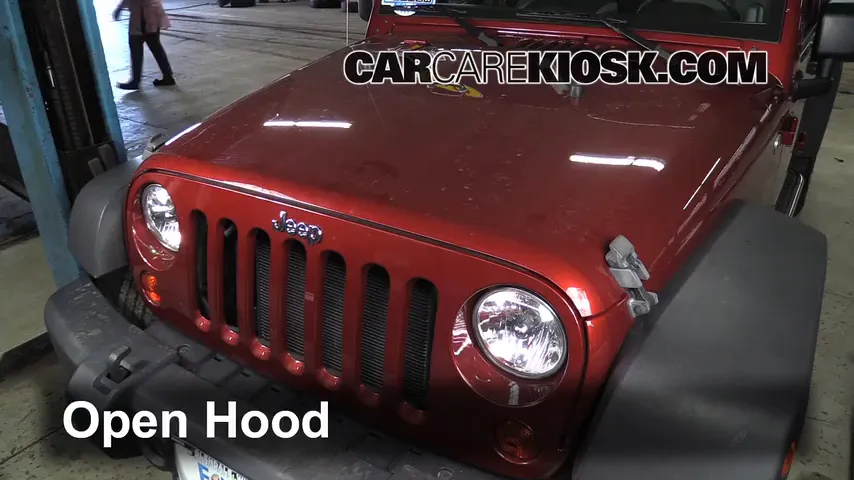 2010 Jeep Wrangler Unlimited X 3.8L V6 Hood